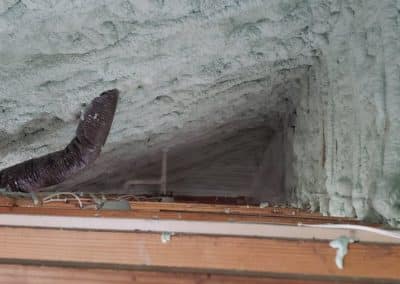 foam insulation in attic