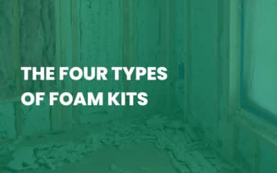What are the 4 types of foam kits available from Foam it Green?
