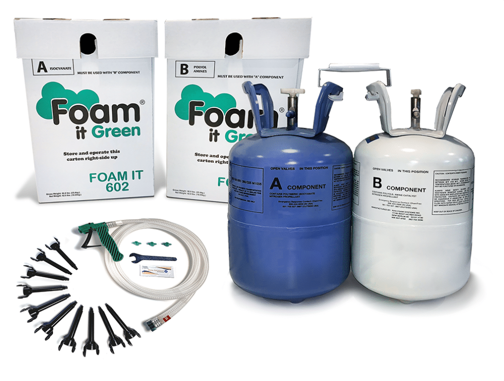 Open & Closed Cell Spray Foam Insulation Kits Foam It Green